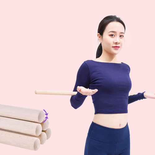 Palo De Yoga Mobility Stick Para Esculpir El Cuerpo, 5 Unida