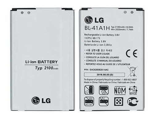 Bateria LG F60 D390 Bl-41a1h 100% Original
