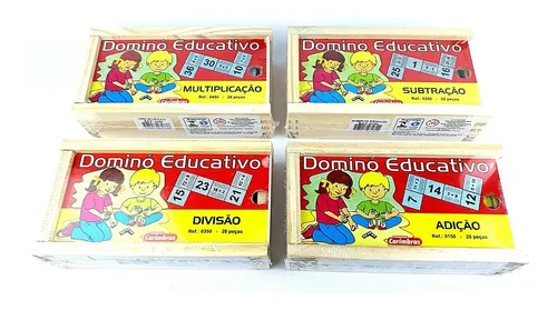 Dominó De Divisão - Carimbras - Jogo Educativo - Escolar - Matemática