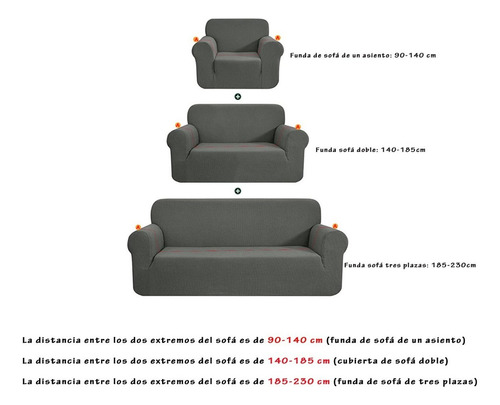 Protector Cubre Sala Ajustable Stretch Fit Elástico