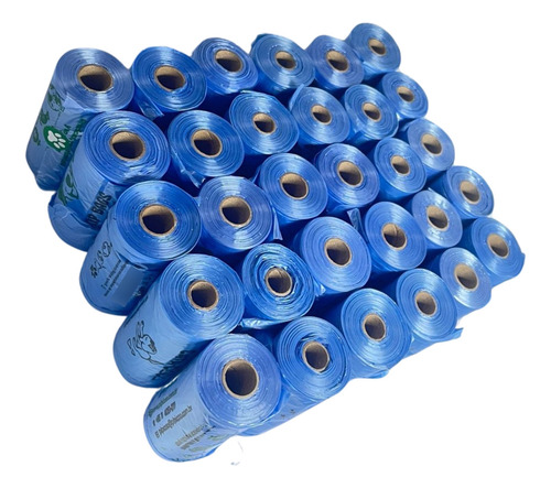 Kit 30 Unidades Cata Caca Pipicão Biodegradável 450 Sacos
