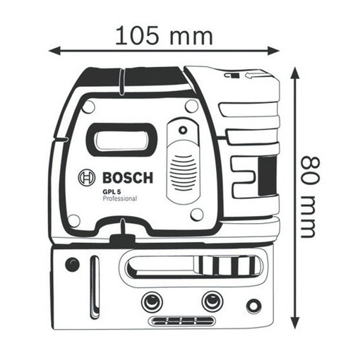 Imagem 7 de 10 de Nivelador Bosch Gpl 5 De 5 Pontos