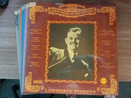 Lp Lawrence Tibbett - Great Voices Of The Century Ember