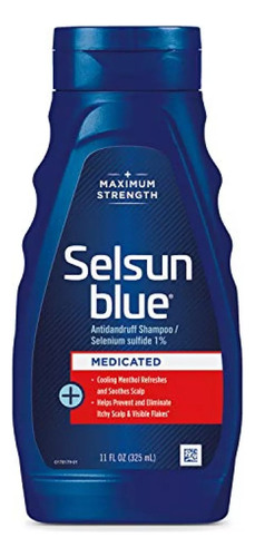 Shampoo Selsun Medicated Max Strength Dandruff 325ml Importa