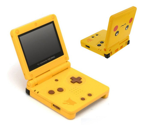 Carcasa Pikachu Compatible Con Gameboy Advance Sp Gba Sp