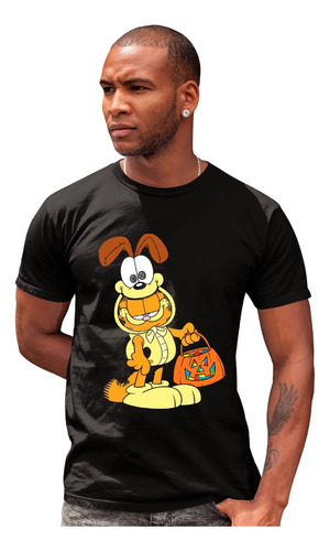 Palyera De Adulto De Garfield Disfrazado De Odie Negra 