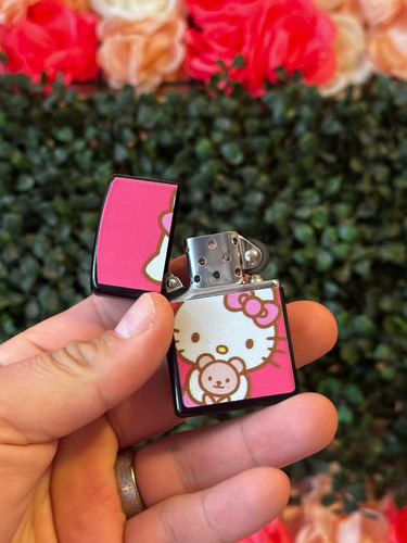 2 Encendedores Recargables Tipo Zippo De Hello Kitty