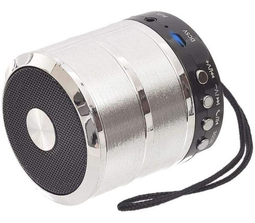 Alto-falante Altomex Caixa de Som Mini Speaker WS-887 com Bluetooth Prata