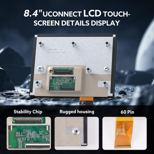 Vvavv 8.4 Uconnect Touch Screen 4c Uaq Lcd Monitor Radio Nav