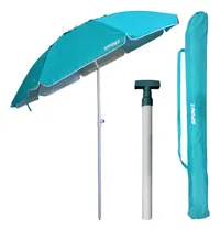 Comprar Sombrilla Reforzada Playa Spinit 2 M Salida Aire Saca Arena