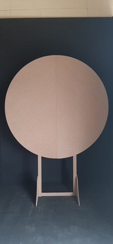 Painel Redondo 2,10 Alt X 1,50 Decoração Festa Mdf Provençal