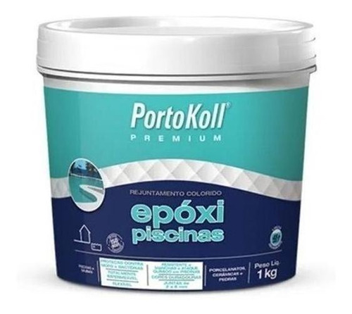 Rejunte Epóxi Piscinas Acquaflex Azul Celeste 1 Kg Portokoll