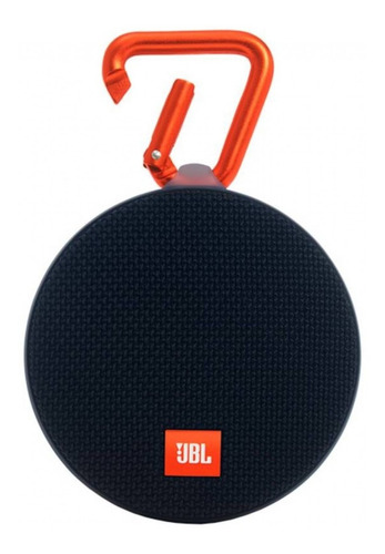 Parlante JBL Clip 2 portátil con bluetooth waterproof  black
