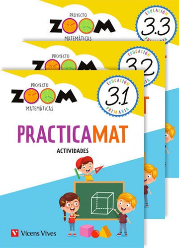 Cuaderno Matemãticas Practicamat 3âºep 19 Zoom - Vv.aa.