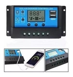 Kit Painel Placa Controlador Solar Fotovoltaica 150w Watts
