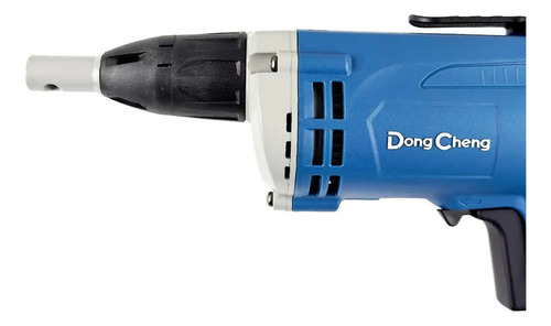 Atornillador Industrial DongCheng DPL6 710W 127V para Tablaroca y Metal, Ajuste de Profundidad y Velocidad Variable, Ideal para Construcción y Renovación, Incluye Puntas y Escobillas.