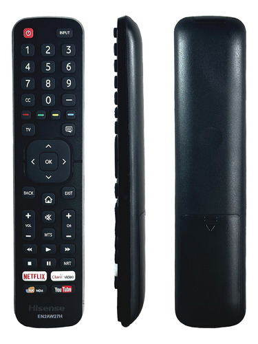 Control Remoto Hisense Smart Tv 4k En2aw27h + Funda Y Pila