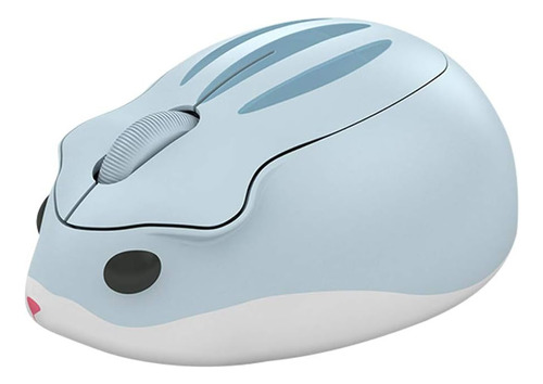 Mouse Inalámbrico Sxban, Diseño De Hamster, 1200 Dpi, Azul