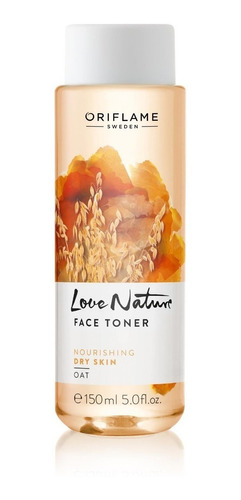 Love Nature Tónico Limpieza Facial Avena Oriflame