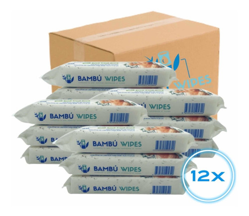 Bambú Wipes Pack De 12 Paquetes