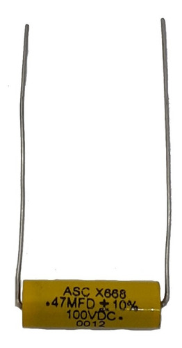 Pack 120 Capacitores Poliester .47uf 100vdc Asc