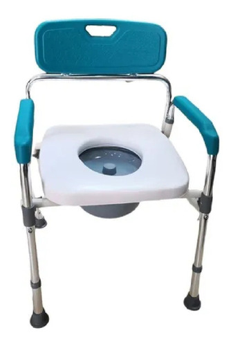 Silla Comodo Y Ducha Con Asiento Acojinado Ecb21 170 Kg 