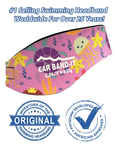 Ear Band-it Ultra Diadema De Natación La Mejor Diadema De