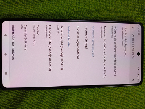 Motorola Edge 30 Pro Dual Sim 256 Gb Verde Cosmos 12 Gb Ram (Usado)
