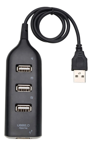 4-puertos Usb Hub 1 Metro Portátil Usb 2.0/1.1 Splitter-2