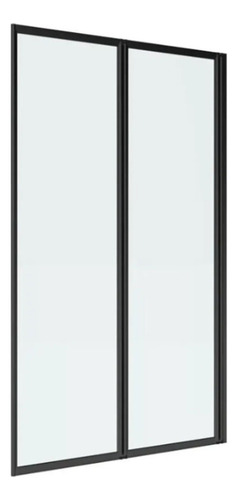 Mampara Ajustable 135-150 X 190cm Marco Negro