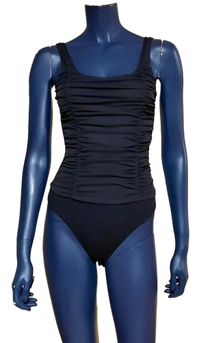 Body Fruncido De Tirantes Negro Talla Xs Express