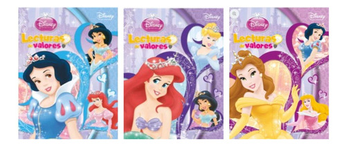 Set 3 Cuentos Disney. Lectora De Valores Disney Princesa