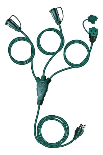 ~? 3 Dirección 50 Pies Cable De Extensión 1 A 3 Splitter Mul