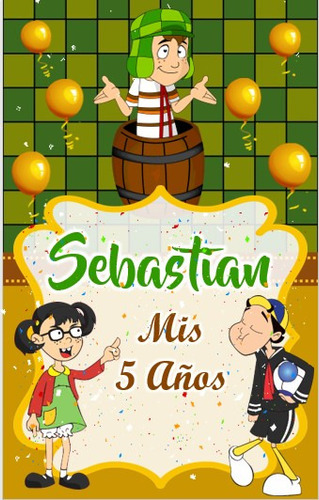 Chavo Del 8 Invitacion Digital Animada Para Cumpleaños