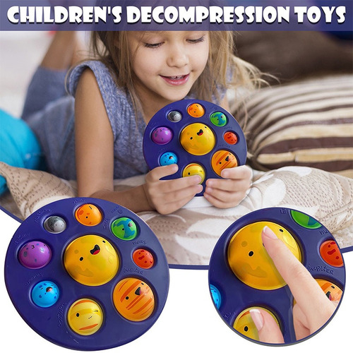 5kit Among Us Bubble Pop It Fidget Juguetes Para Niños