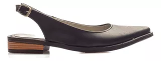 Chatitas Mujer Flats Taco Bajo Con Hebila