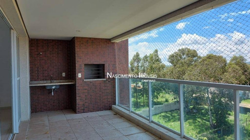 Apartamento Com 3 Suítes À Venda, 138 M² Por R$ 938.000 - Alphaville - Campinas/sp - Ap0762