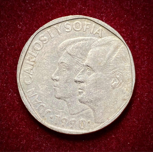 Moneda 500 Pesetas España 1990 Km 831 Reyes Carlos Y Sofía