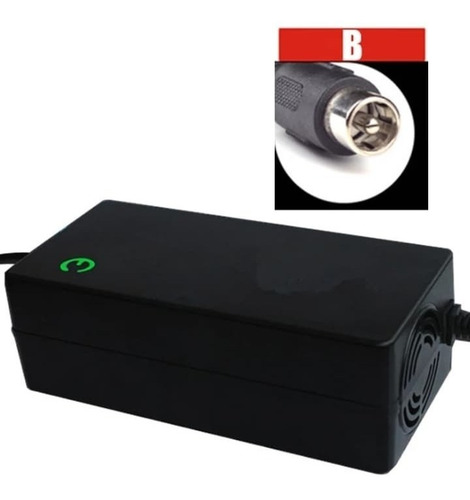 Imagen 1 de 2 de Cargador Para Scooter Electrico De 48 A 54 Volts 2ah
