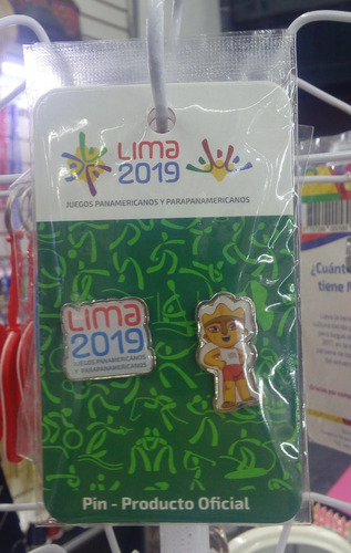 Panamericanos Lima 2019 - 01 Pin Doble De Milco Y Lima2019