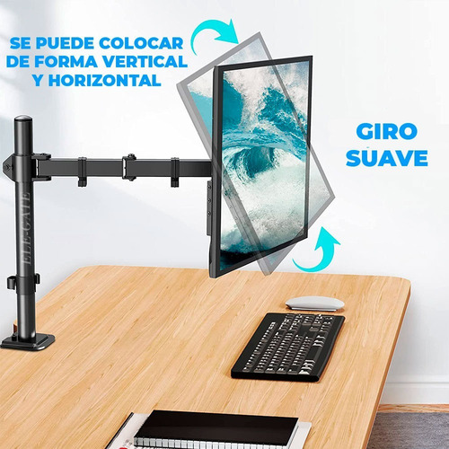 Soporte Para Pantalla Vertical De 19 A 32 Pulgadas Negro
