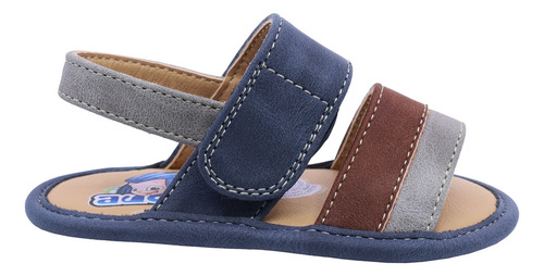 Sandalia Niño Audaz Delgada Y Flexible Con Velcro
