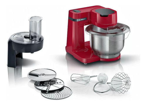 Robot De Cocina Bosch Rojo 700w