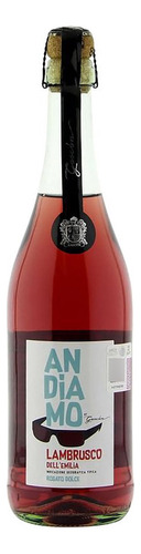 Pack De 2 Vino Espumoso Andiamo Lambrusco Rosato D 750 Ml