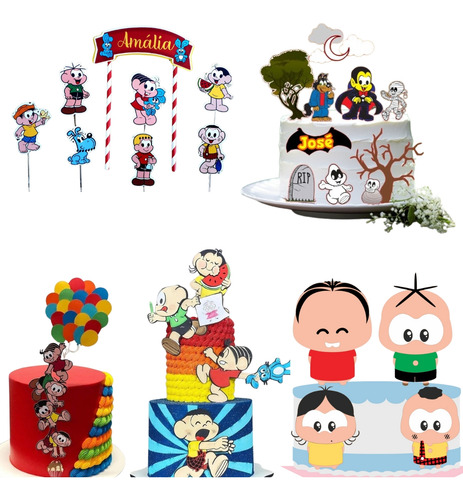 Arquivo Digital Topper Turma Da Monica 34 Temas Mod1