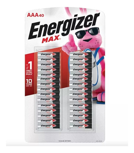 Energizer Max Aaa, 40 Pilas