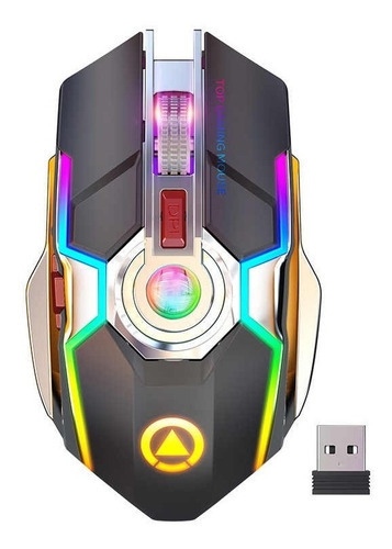 Mouse Gamer Inalambrico Rgb 7 Botones