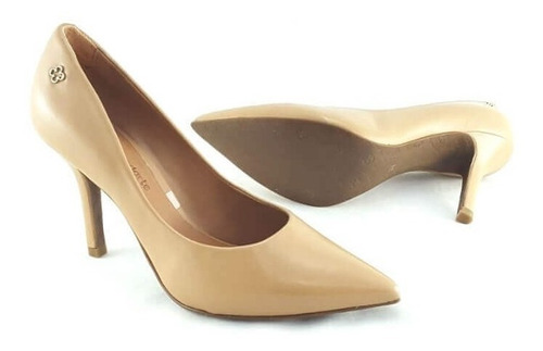 Scarpin Capodarte Giorno Couro Bico Fino Salto 10cm 4012249 | Mercado Livre