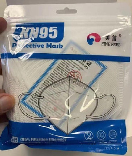 Kit C/ 2 Máscara Cirurgica Proteção Hospitalar K N95 Pff2