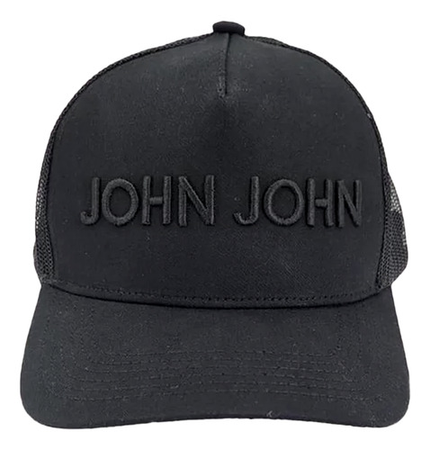Boné John John Trucker Ve24 Preto Masculino